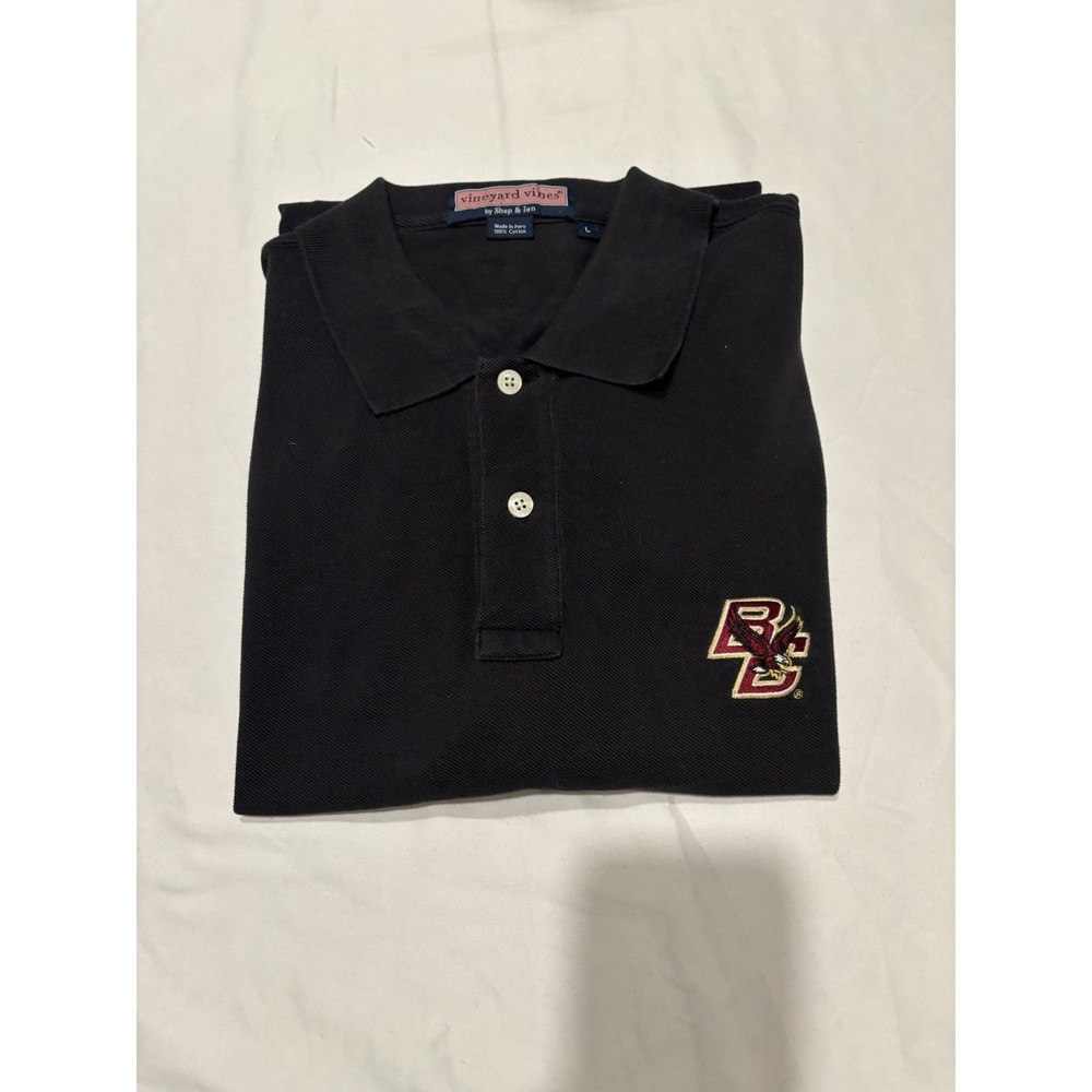 Vintage Vineyard Vines Boston College Polo With Embroidered Logo Men's Large